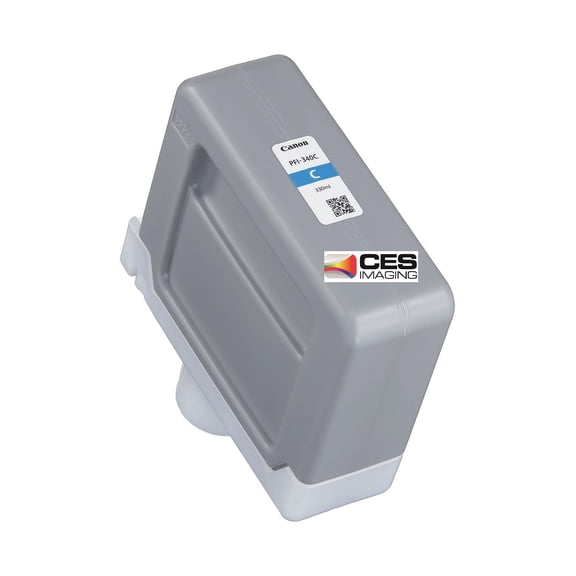 Canon PFI-340C Cyan 330ml Ink Tank in Retail Package