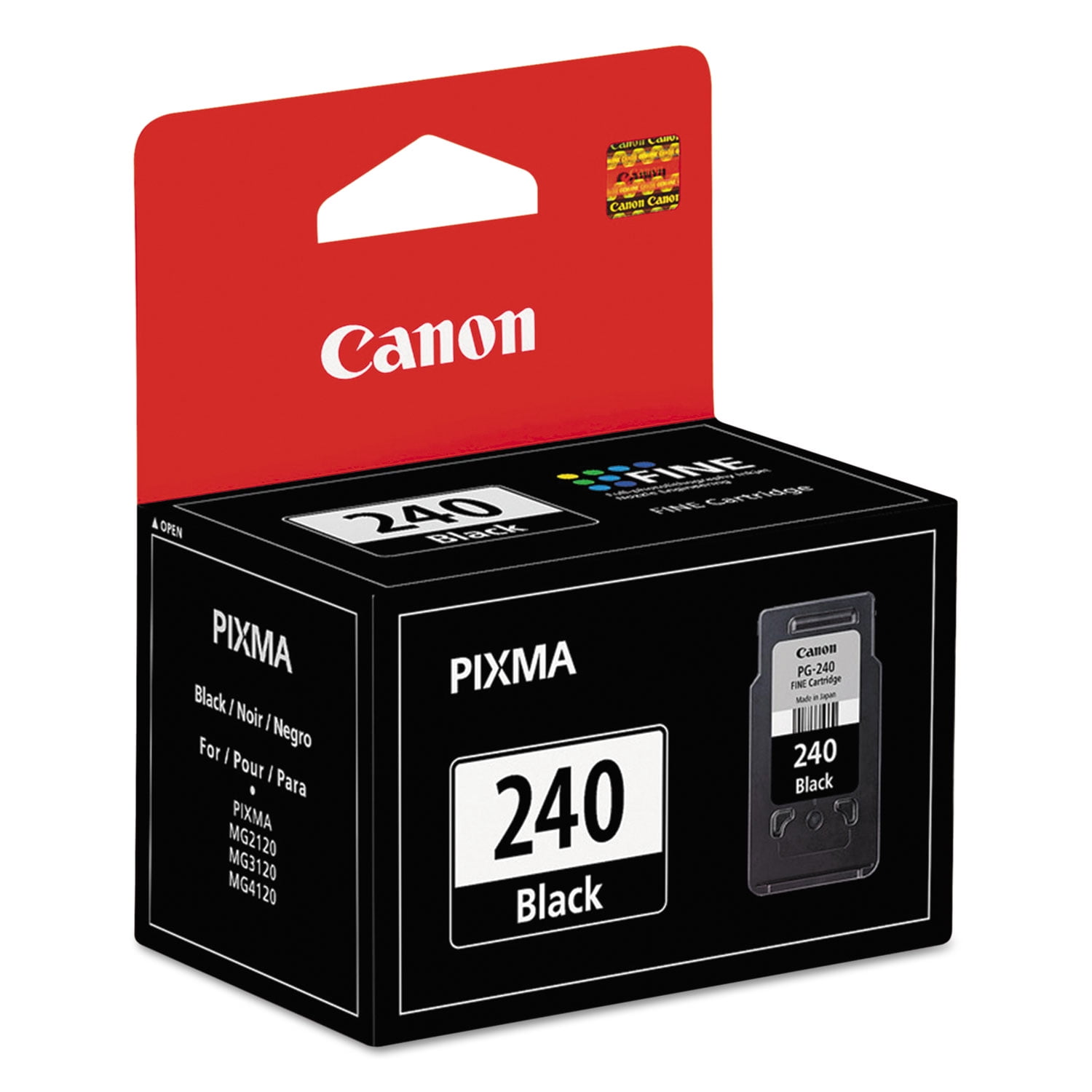 Canon PG-240 Original Ink Cartridge - Pigment Black Inkjet - 180 Pages - 1  Each