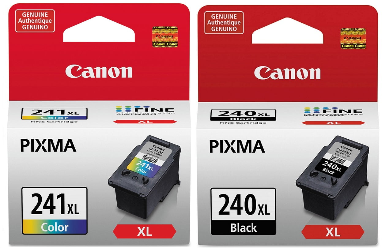 Canon PIXMA MG3620 Wireless All-in-One Color Inkjet Printer & PG-240XL  ChromaLife 100 Black Ink Cartridge (5206B001) & CL-241XL ChromaLife 100  Color