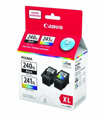 Canon PG-240XL/C241XL High Yield, Combo Ink Cartridges Canon PG-240XL⁄CL-241XL Black \u0026 Color Ink Cartridges and GP-502