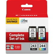 Canon PG-243 Black and CL-244 Color Cartridge Value Pack