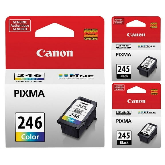 Canon PG-245 Black Ink Cartridges CL-246 Color (2 Pieces)