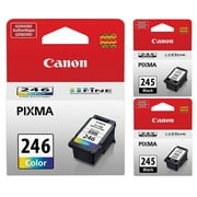 Canon PG-245 Black Ink Cartridges CL-246 Color 2 Pieces