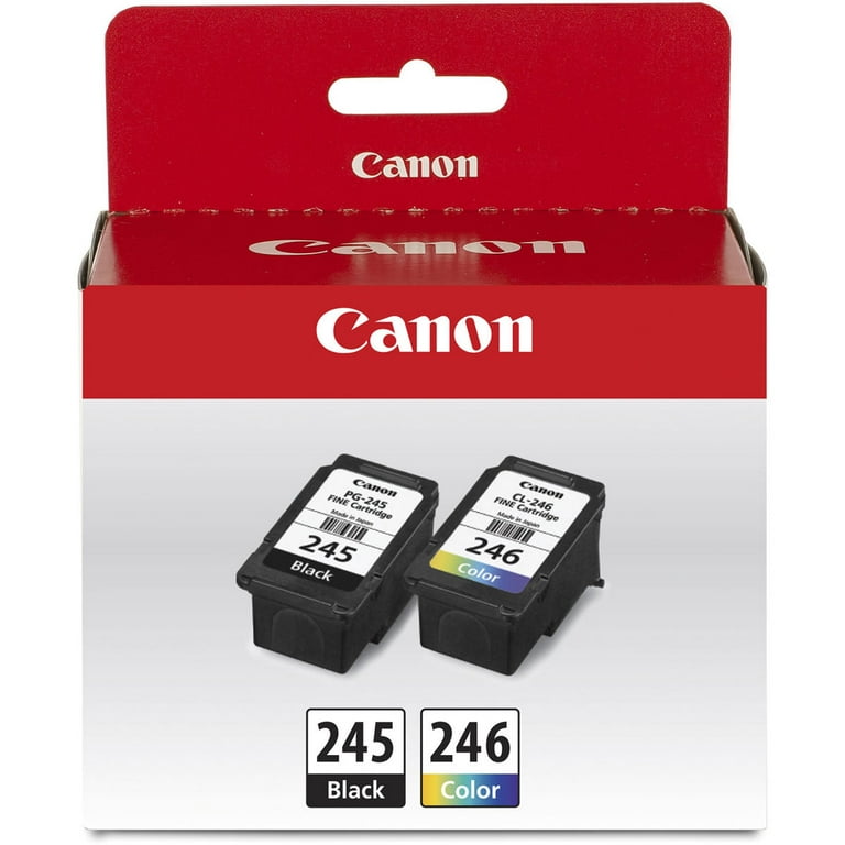キヤノン 純正 インク PG-245 ブラック 5個 PIXMA Canon PG-245 Black, CL-246 Color Ink Cartridge Value Pack