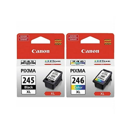 Canon - PG-245 XL / CL-246 XL 2-Pack High-Yield Ink Cartridges - Black/Cyan/Magenta/Yellow
