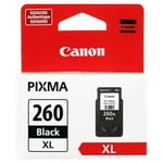 Canon PG-260 XL Genuine Black Ink Cartridge, Compatible with TS5320/6420/6420a,TR7020/7020a