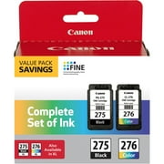 Canon PG-275, CL-276 Value Pack Black, Color Cartridges