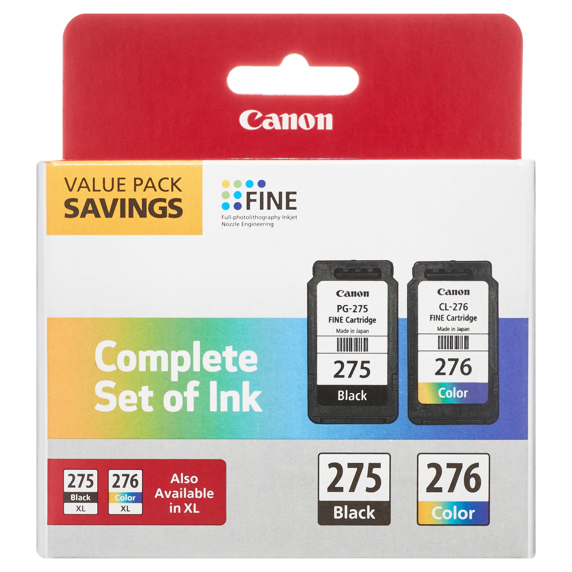 Pack de 2 cartouches d'encre BK + CL Cartridge World compatible Canon PG- 545XL / CL