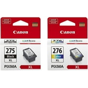 Canon PG-275XL Black and CL-276XL Color Ink Cartridge (Black, Cyan, Magenta and Yellow)