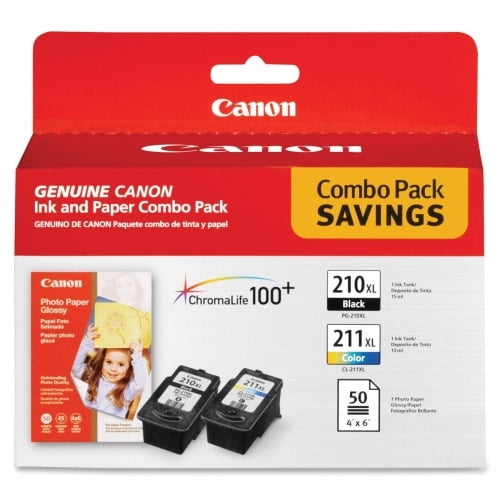 Canon PG210/CL211 Ink Cartridge Color, Black - Inkjet - 3 / Pack