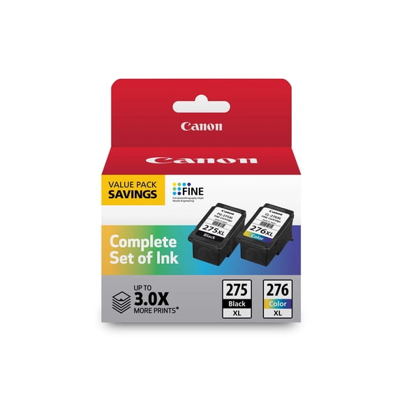 Canon PG275XL/CL276XL Ink Combo Pack - Black & Color Printer Ink Cartridges