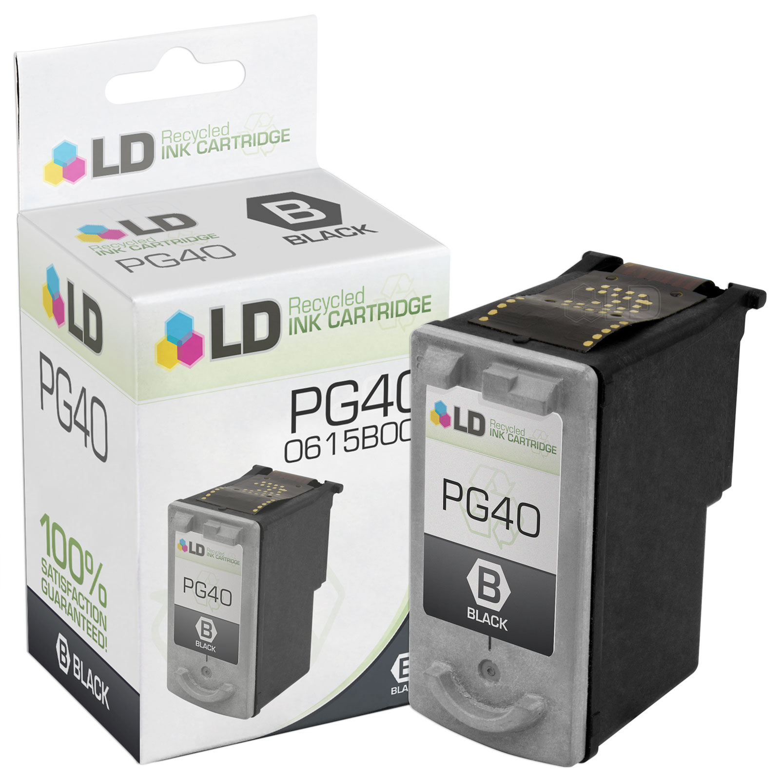Canon PG40 Pigment Black Remanufactured Cartridge - image 1 of 6