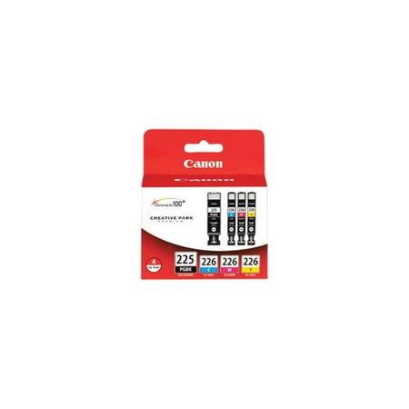 Canon - 225/226 4-Pack Standard Capacity Ink Cartridges - Black/Cyan/Magenta/Yellow