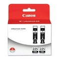 thumbnail image 1 of Canon PGI-225 ChromaLife 100+ Black Ink Tanks 4530B007, Pack of 2, 1 of 4