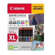 Canon PGI-250XL, CLI-251XL Ink Cartridges, Pack of 5 (Sold without manufacturer )