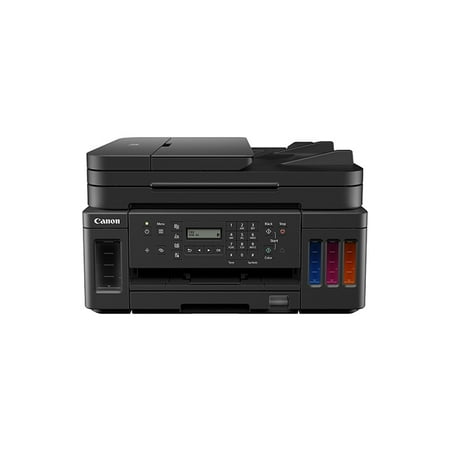 Canon - PIXMA MegaTank G7020 Wireless All-In-One Inkjet Printer with Fax - Black