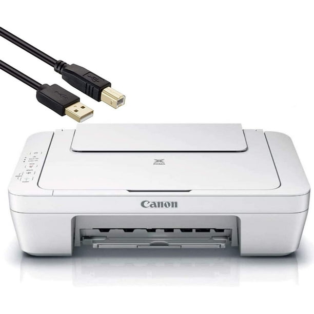 Canon PIXMA MG2522 3-in-1 Inkjet Printer, Copier, Scanner, White