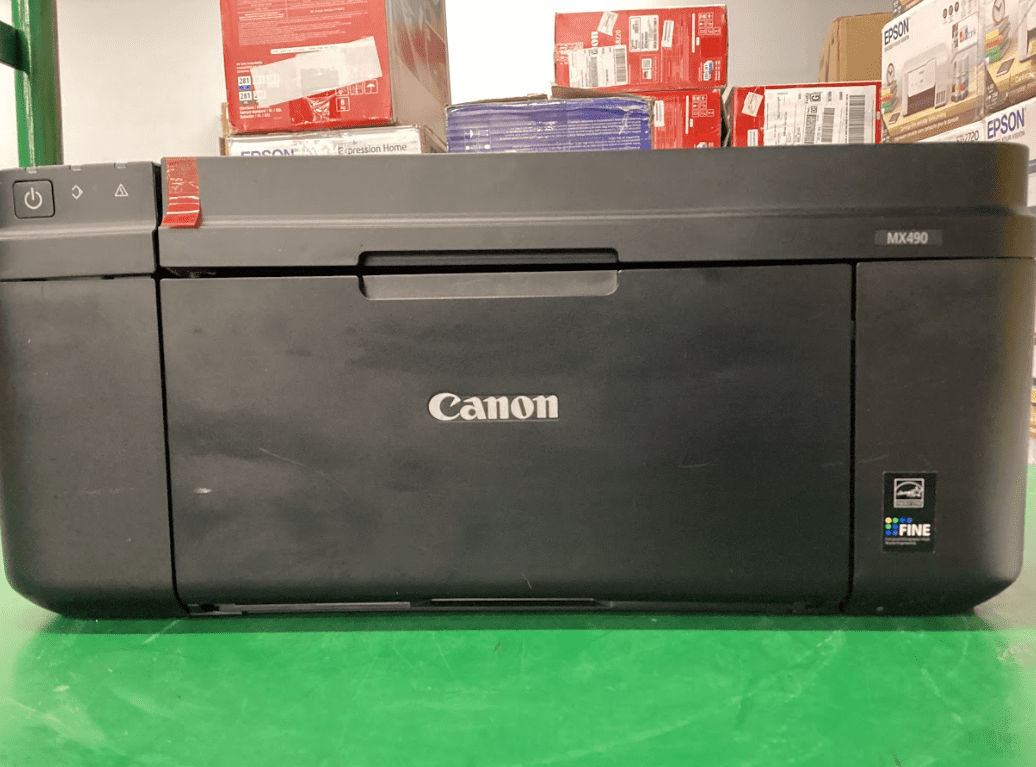 Canon PIXMA MX492 Wireless All-In-One Small Printer, Copy , Scan, Fax, with Mobile or Tablet Printing, AirPrint and Google Cloud Print Compatible, Black