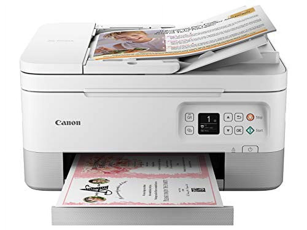Canon PIXMA TR7020 Wireless Office All-in-One Inkjet Printer – White Sansujyuku sansujyuku.com