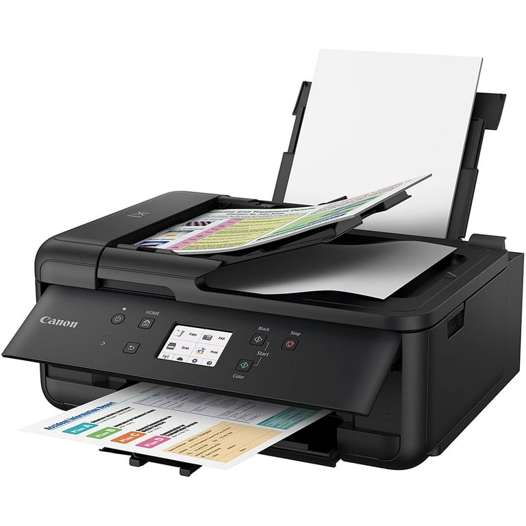 Canon PIXMA TR7520 All In One Wireless Home Photo Office All In One Printer with Scanner Copier and Fax Airprint and Google Cloud Compatible Black