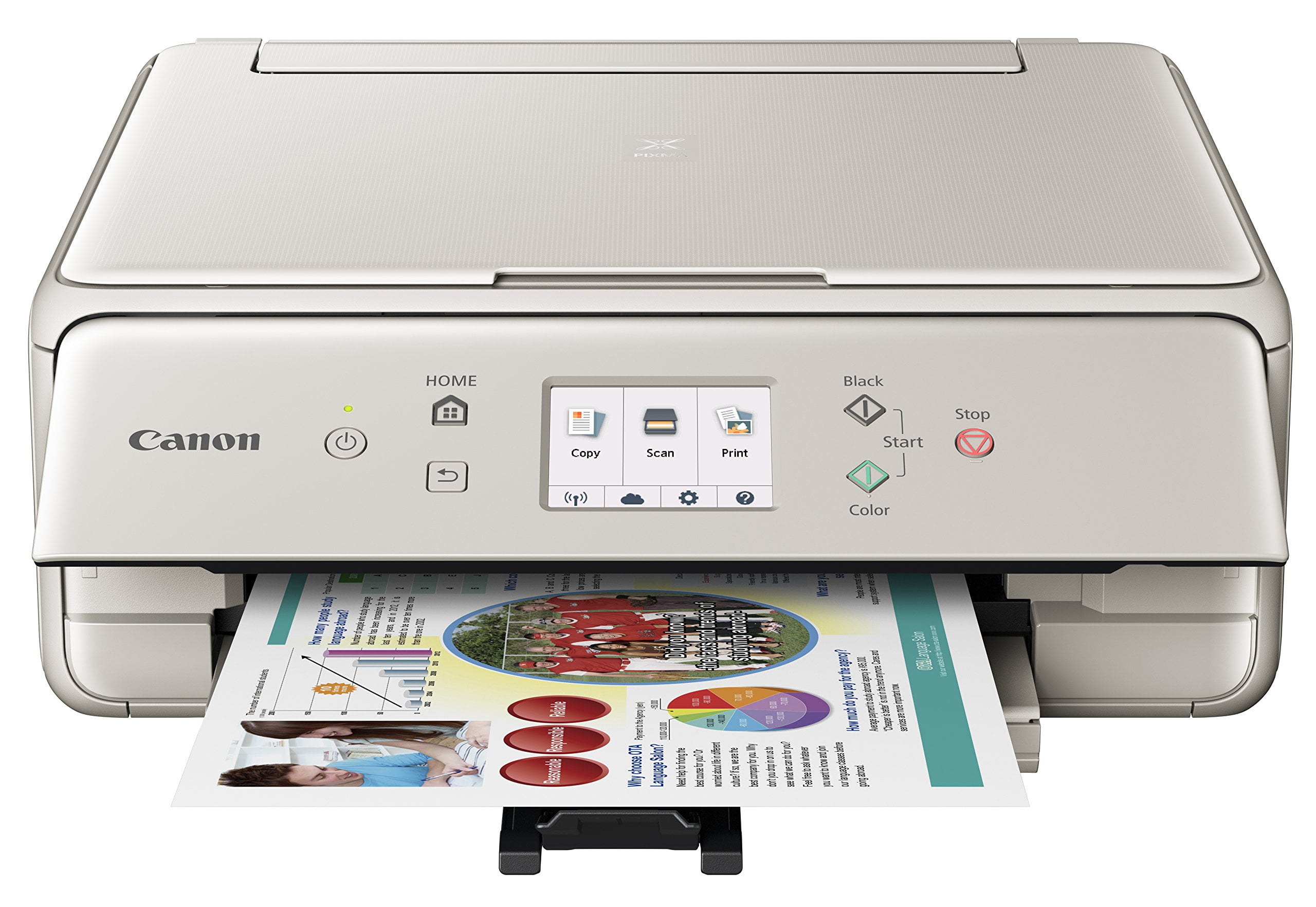 Canon PIXMA TS6020 Wireless Inkjet Multifunction Printer, Color