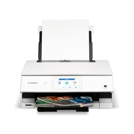 Canon - PIXMA TS8820 Wireless All-In-One Inkjet Printer - White