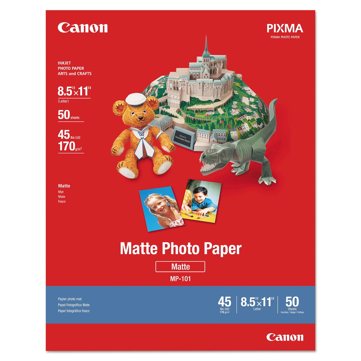 Canon Photo Paper Plus Matte, 8.5 x 11 Inches, 50 Sheets
