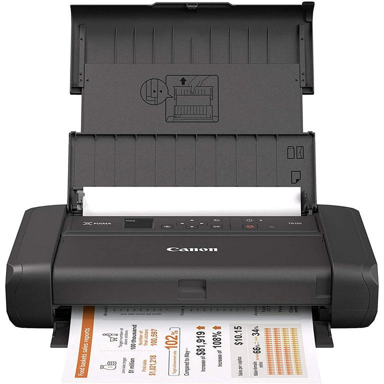 Imprimante Portable - CANON PIXMA TR150 - Jet d'encre - Couleur - WIFI -  Noir