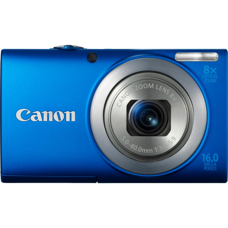 Canon PowerShot A4000 IS 16 Megapixel Compact Camera, Blue