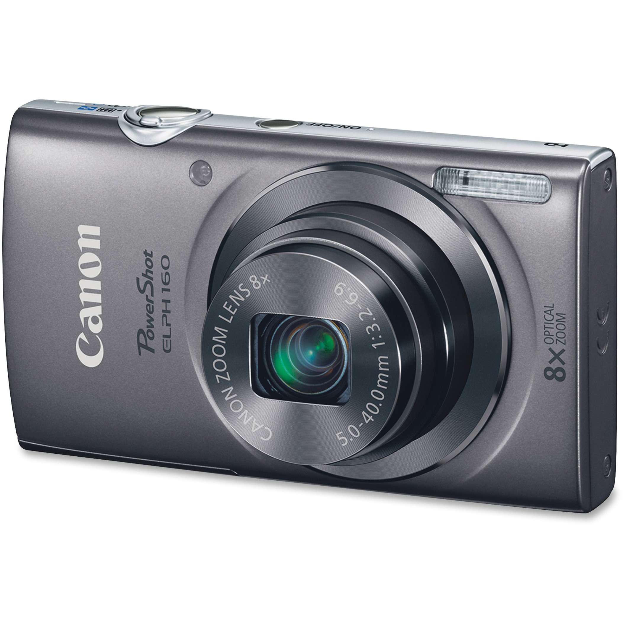 Canon PowerShot ELPH 160 20 Megapixel Compact Camera, Silver - image 1 of 2