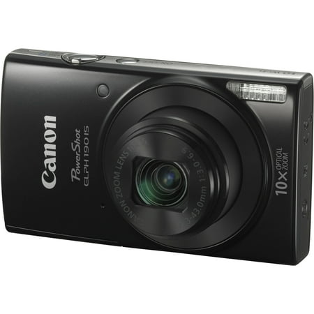 Canon - PowerShot ELPH 190 20.0-Megapixel Digital Camera - Black