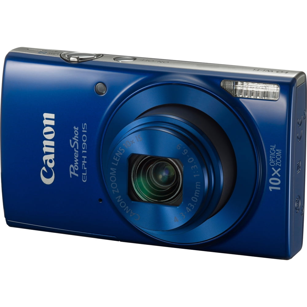PS ELPH 190 IS 20MP Blue - Walmart.com