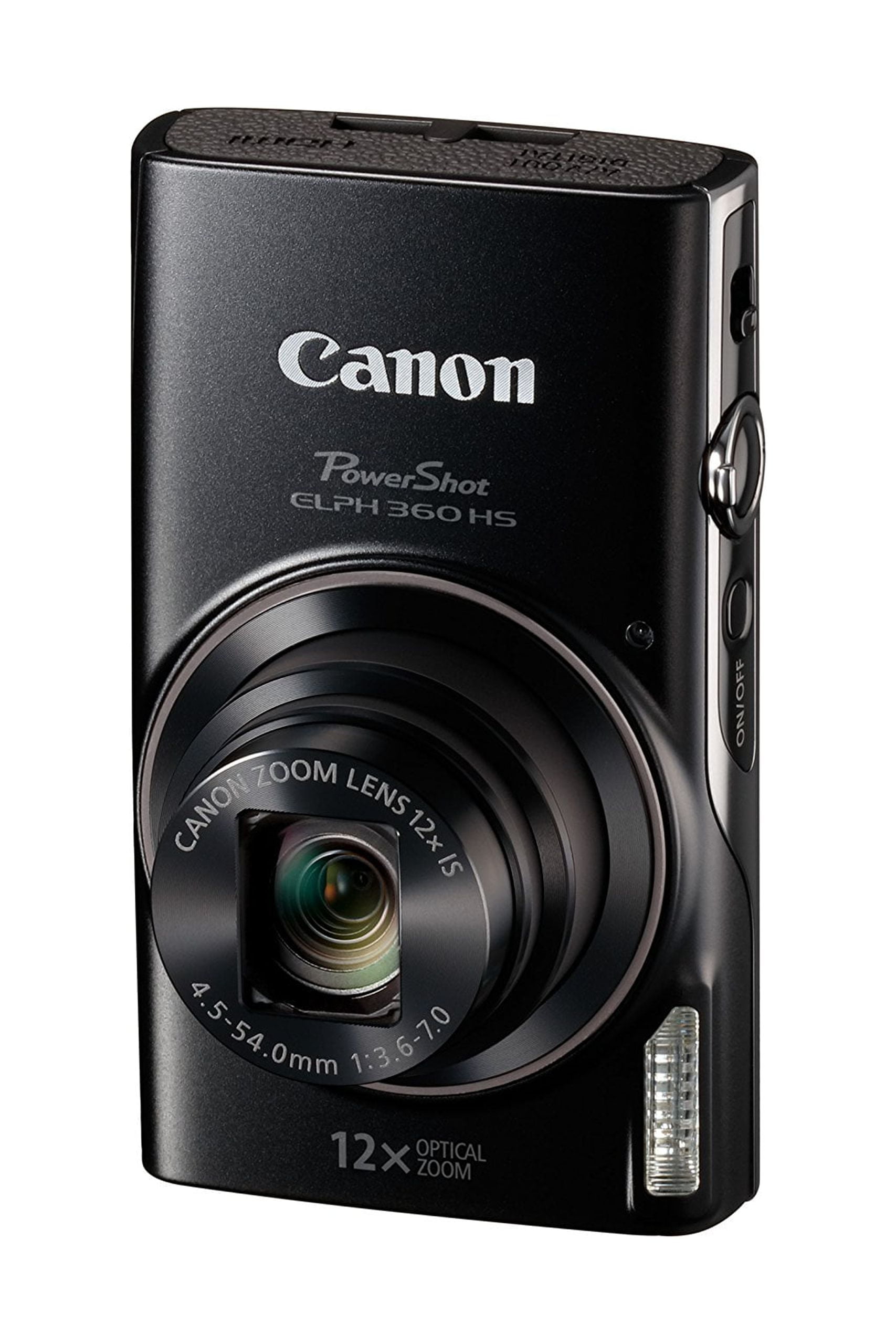 Restored Canon PowerShot ELPH 360 Digital Camera w/ 12x Optical