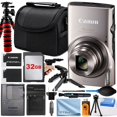 thumbnail image 1 of Canon PowerShot ELPH 360 HS A Digital Camera (Silver) Large 32GB (International Version), 1 of 5
