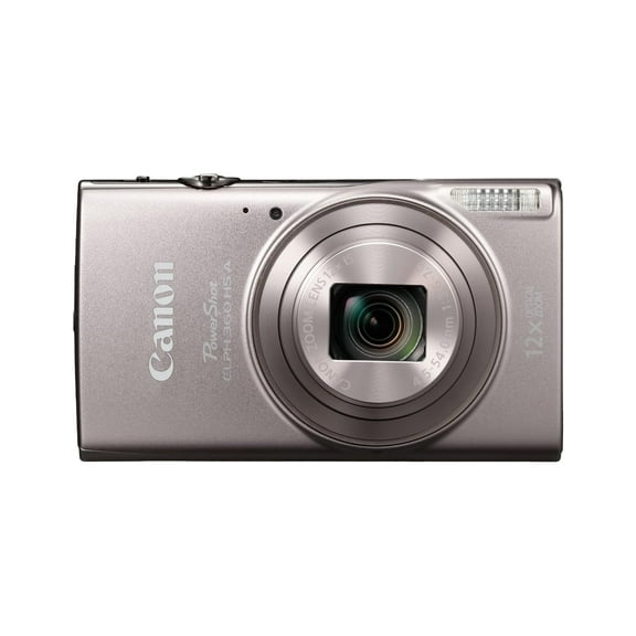 Canon PowerShot ELPH 360 HS A Silver(Sold without manufacturer warranty)