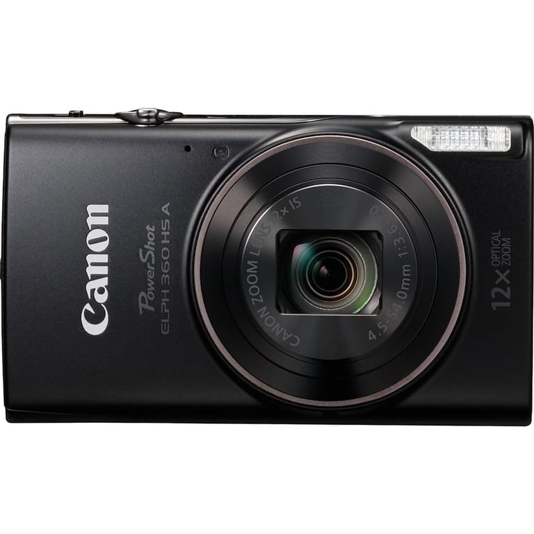 Canon, Digital Camera, 20.2MP, 12x Zoom, Black, Wi-Fi, Full HD