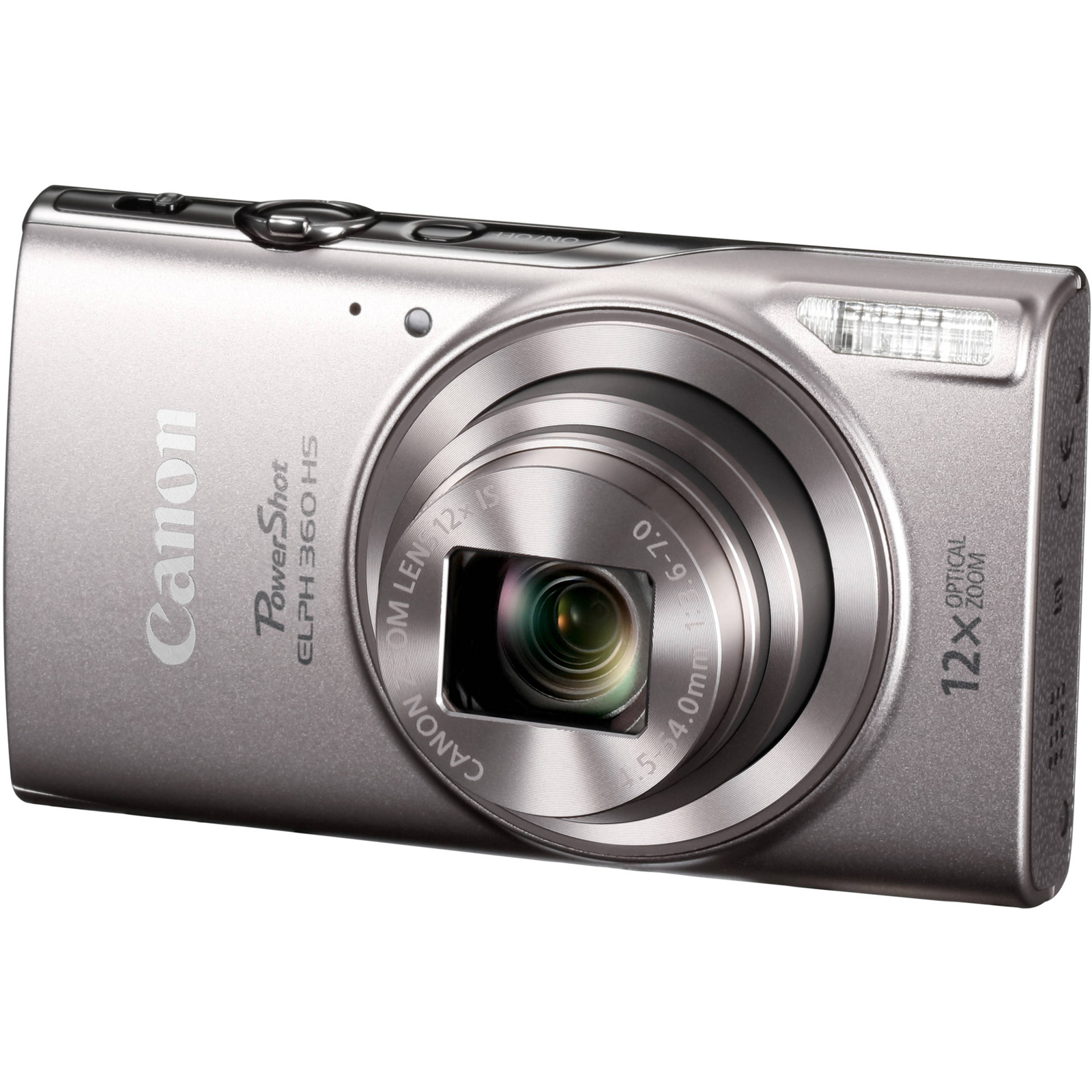 Canon PowerShot ELPH 360 HS Digital Camera (Silver) - image 1 of 4
