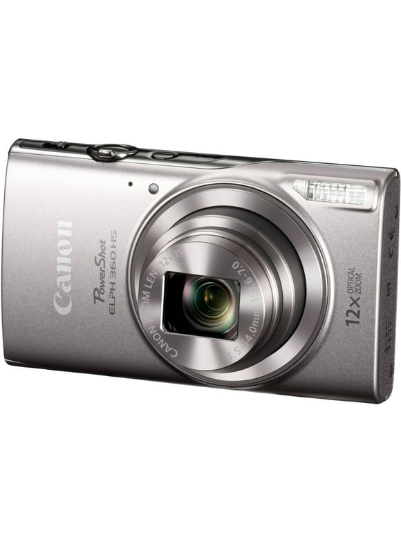 Canon PowerShot ELPH 360 HS Digital Camera (Silver)