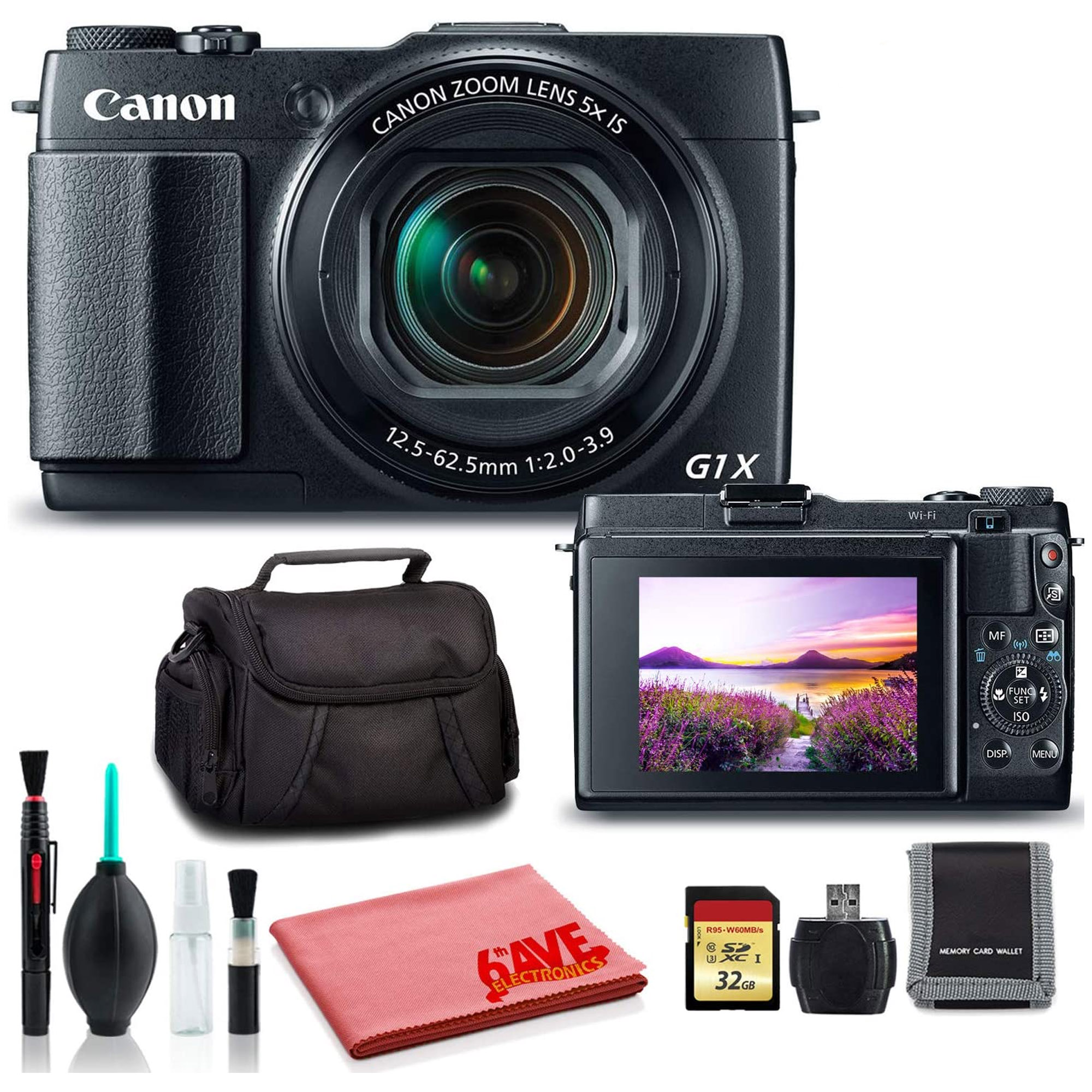 Canon PowerShot G1 X Mark II Digital Camera (International Model) - Ultimate Kit - image 1 of 4