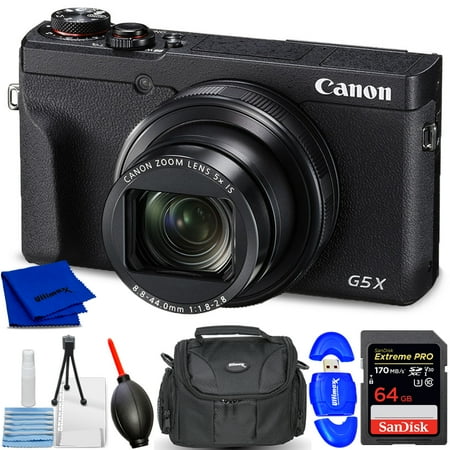 Canon PowerShot G5 X Mark II Digital Camera 3070C001 - 7PC Accessory Bundle