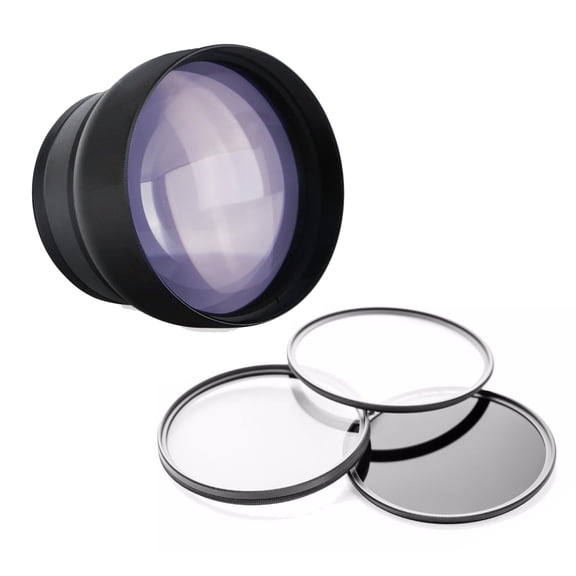 2.2x High Grade Super Telephoto Lens, Compatible with Canon PowerShot G7 X + Lens/Filter Adapter + Filter Kit