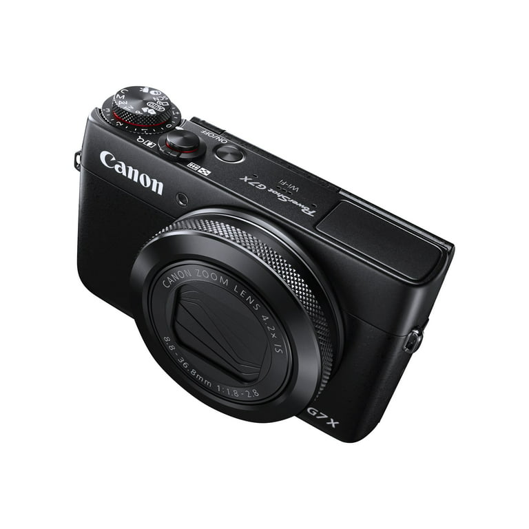  Canon PowerShot Digital Camera [G7 X Mark II] with Wi-Fi &  NFC, LCD Screen, and 1-inch Sensor - Black, 100-1066C001 : Electronics