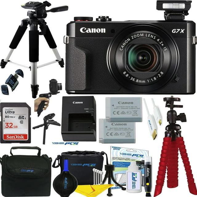 Canon PowerShot G7 X Mark II 20.1MP 4.2x Optical Zoom Digital Camera + Buzz-photo Accessories Bundle - International Version
