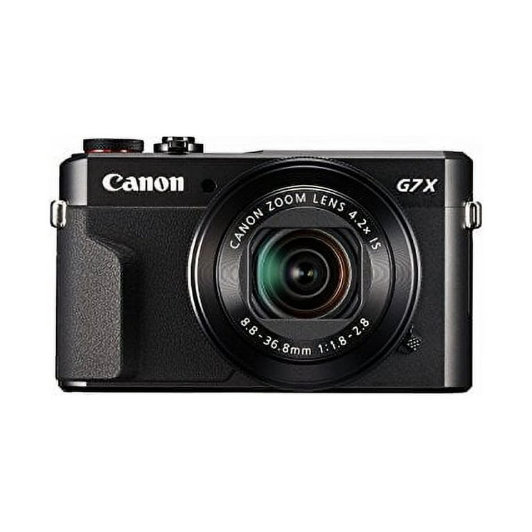 Canon PowerShot G7 X Mark II | Flip Screen Compact | Black Canon PowerShot G7 X Mark II | Flip Screen Compact | Black