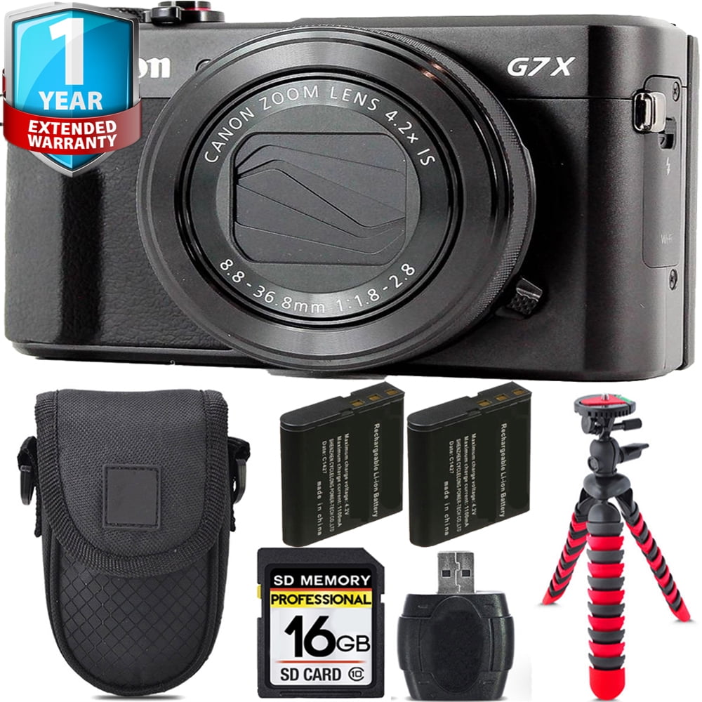 Canon PowerShot G7 X Mark II Camera + Extra Battery +1 Yr Warranty