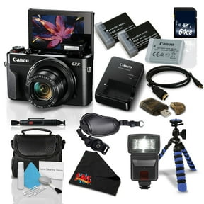 Canon PowerShot G7 X Mark II Digital Camera 20.1MP Bundle 64GB Kit Accessories (International Model)