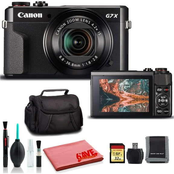 Canon PowerShot G7 X Mark II Digital Camera - Ultimate Kit (International Version)