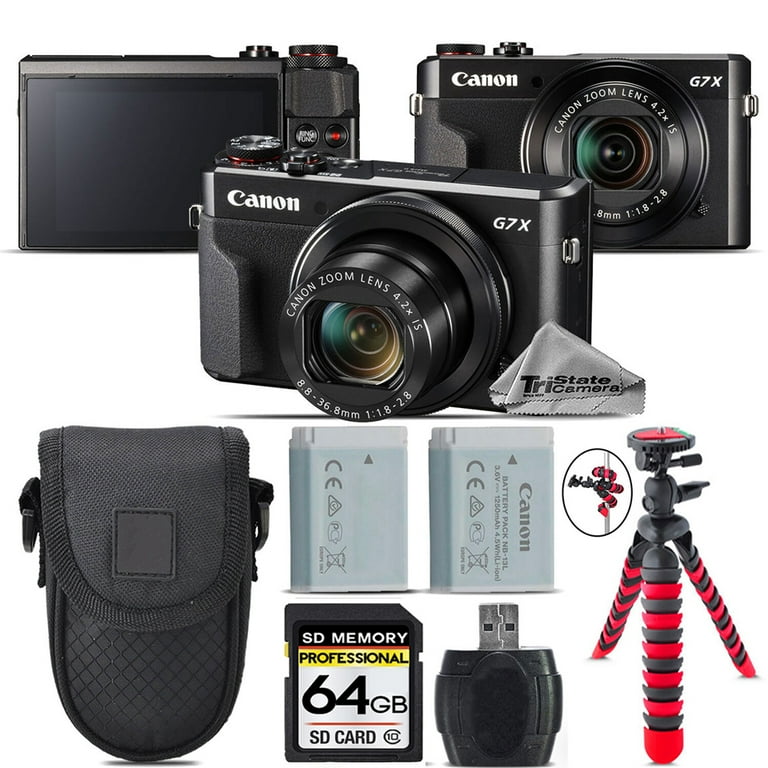 デジタルカメラ Canon PowerShot G7 X MarkII PSG7X MarkII Canon PowerShot G7 X Mark II with Flip Screen (Black
