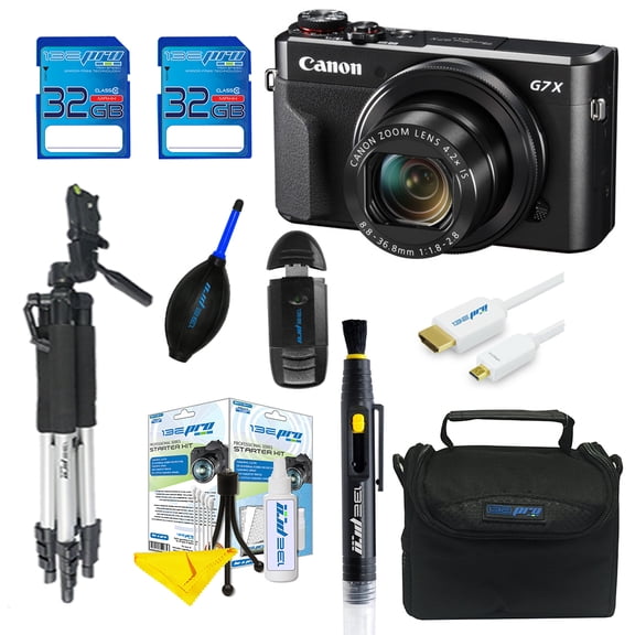 Canon PowerShot G7 X Mark II Digital Camera + Pixi Advanced Bundle