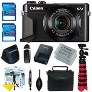 Canon PowerShot G7 X Mark II Digital Camera + Pixi-Basic Accessory Bundle with Extra Battery - International Version